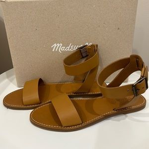 Madewell boardwalk ankle strap sandal size 8